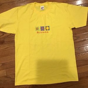 90s Vintage Single Stitch Embroidered Arizona Tourist Tee Made In USA Mens L